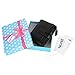 YALUXE Women's RFID Blocking Small Compact Leather Wallet Ladies Mini Purse with ID Window Black
