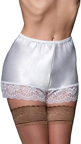 CAMI 1 Women's White Lace Retro French Knickers