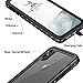 Vapesoon iPhone Xs Max Waterproof Case, Waterproof Shockproof Snowproof with Kickstand Clear Slim Case for iPhone Xs Max (6.5 inch) (Black/Clear)