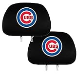 Team ProMark Official Major League Baseball Fan Shop Authentic Car Truck Auto MLB Headrest Cover (Chicago Cubs)