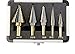 YXGOOD 5PCS HSS Cobalt Multiple Hole 50 Sizes Step Drill Bit Set Tools