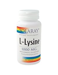 free-form L-Lisina Solaray 90 pestañas