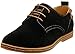 4HOW Men's Suede Leather Oxford Shoe Dress Black US 10.5 M (Clearnance)