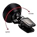 MUniqe Universal Magnetic Mini Air Vent Car Mount Holder Cradle,Suitable for iPhone X 8/7/7Plus/6s/6Plus/5S, Galaxy S5/S6/S7/S8, Google Nexus, LG, Huawei and More Smartphone (Black)