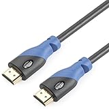 WAYTCG HDMI Cable 6 ft - High Speed HDMI Cord 2.0 with Gold Plated Corrosion Resistant Connectors - Supports Ethernet 4K 2160p 1080p 3D and Audio Return Channel(ARC) - 6 Feet