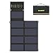 SUAOKI Solar Charger 60W Portable Solar Panel Foldable for SUAOKI/Enkeeo/Goal Zero Yeti/Webetop/Paxcess/ROCKPALS Power Station Generator and Laptop Tablet GPS iPhone iPad Camera