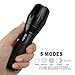 Akaho Tactical Flashlight, LED Handheld Flashlight Portable Outdoor Water Resistant Torch Ultra Bright with Adjustable Focus and 5 Light Modes(2 pack)