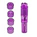 Finever Portable Mini Beauty Facial Travel Massager Tool for Facial,Head,Eyes Purple