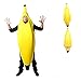 2win2buy Costume Banana Suit Lightweight Halloween Adult Banana Funny Suit