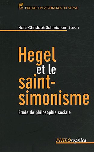 Hegel et le saint-simonisme