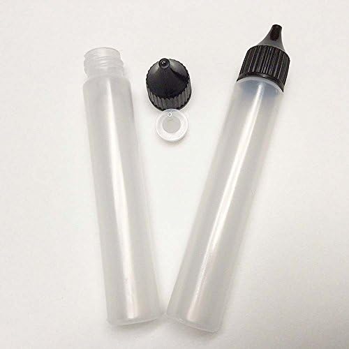 Unicorn Bottles Wide Mouth Easy Fill 30ml Capacity 30ml Dropper Bottles Squeeze Bottles Ejuice Pen Bottle Plastic Bottle Screw Cap Premium (50)