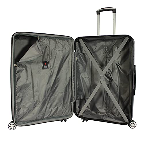 Dejuno Tutin 3Piece Hardside Spinner Luggage Set with TSA Lock