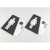 Mua Utst トイレ 表示 案内 プレート おしゃれ 男性 1枚 女性 1枚 セット ｗｃ 表示板 標識 サイン 男女 マーク ステッカー Tren Amazon Nhật Chinh Hang 21 Fado