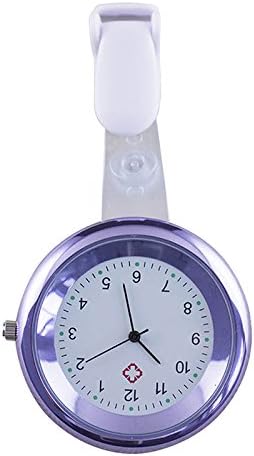 dxlta Nurse Watch Silicone Brooch Clip Infection Control Design Nurse Doctor Paramedic Brooch Watch Fob