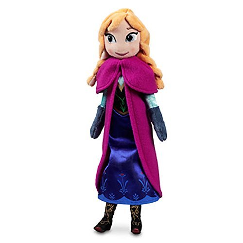 Disney Anna Plush Doll - Frozen - Mini Bean Bag - 12''