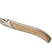 FLYINGCOLORS Laguiole Steak Knife Set. Stainless Steel, Rubber Wood Handles, Gift Box, 6 Pieces