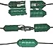 Electriduct Cord Connect Water-Tight Outdoor Lawn Garden Power Extension Housing Cord Lock Protect Holiday Decoration Light Plugs - Green (6 Pack)