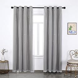ZJXSNEH Tulle Curtains in The Living Room Curtains