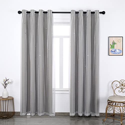 ZJXSNEH Tulle Curtains in The Living Room Curtains