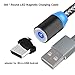 TiKOKEY Magnetic Phone Charger Charging Cable,360° Round,Max 2.4A Fast Charging,LED Indicator, Compatible for Micro USB Android Devices Cell Phone Pad Tablet... (2 Pack for Micro USB Android)