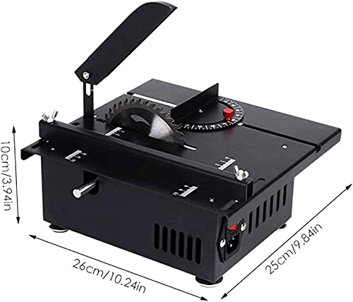 Tragbare Tischkreissäge , Mini-Tischsäge tragbar, Multi-Winkel-Schneidtisch-Säge, Polier- und Gravur-Set, 40mm… – Bild 8