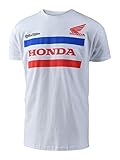 Troy Lee Designs Official Licensed Honda Tee (Large, White)