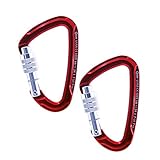 GM CLIMBING 24kN Ultra-Light Locking Carabiner Screw Gate UIAA Certified