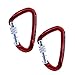 GM CLIMBING Ultra-Light Locking Carabiner Screw Gate Pack of 2