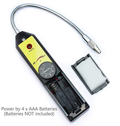 Mrcartool Refrigerant Freon Leak Detector Refrigerant Gas Leakage Tester for HFC CFC Halogen R134a R410a R22a R600a R290 Air Condition HVAC