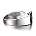 Jewelrypalace Men's 2.3ct Square Natural Smoky Quartz 925 Sterling Silver Ring
