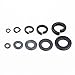Generic Oxide M2 to M6 Spring Washer & Washer Assortment Kit with Plastic Box Black by Worldcom Generic