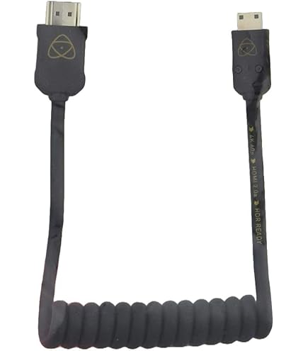 Amazon.com: Atomos Full HDMI to Full HDMI Coiled Cable (11.8