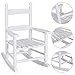 Costzon Child's Rocking Chair, Wooden Porch Rocker w/Cushion, 120 lbs Weight Capacity, Ergonomic Kids Rocker for Toddler Boys Girls, Classic Rocker for Kids Room, Kindergarten, Porch Indoor Outdoor
