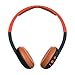 Skullcandy Uproar Wireless On-Ear Bluetooth Headphone, Explore Evergreen Orange and Cream