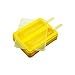 Helpcook Silicone Popsicle Molds Ice Pop Molds with Lid, BPA-Free, Set of 2 Different Shapes, Yellow and Green