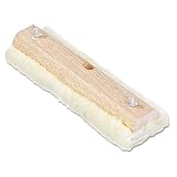 Boardwalk UNS 4414 BWK4414 Mop Head, Finish Applicator, Lambswool, 14