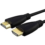 HDMI Cable, 1080P High Resolution Cable for PC HDTV PS4 XBOX Home Theater Movie Game 2M (6 Feet)