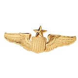 Generic Men's USAF U.S. Air Force Senior Pilot Metal Wing Badge Insignia