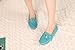 SUNROLAN Women's Polyurethane Suede Round Toe Flats Slip-Ons Loafers Casual Moccasins Shoes