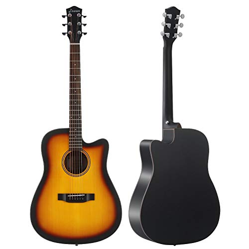 3 Donner+Cutaway+Sunburst+Acoustic+Beginner