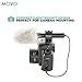 Movo On-Camera Stereo Video Microphone with Windscreens & Case for Nikon D850, D810, D800, D750, D610, D600, D500, D7500, D7200, D7100, D5600, D5500, D5300, D5200, D3300, D3200, D4, D4S, & D5 DSLR
