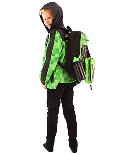 minecraft 5 piece backpack set