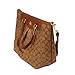 Coach Peyton Signature Pleated Tote - Khaki/Saddle