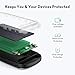 Solar Charger RAVPower 20000mAh Portable Charger Solar Power Bank with Dual 2.4A Outputs, External Battery Pack with Flashlight for Smartphones, Tablets and More(Black)