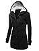 J.TOMSON Womens Toggle Hooded & Double Breasted Trench Coat