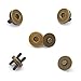 100 Sets Silver Tone Magnetic Purse Snap Clasps Button/Great for Closure Purse Handbag Clothes Sewing Craft No Tools Required 14mm (14T100)