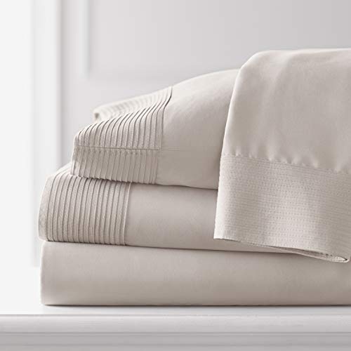 Southshore-Fine-Living-Inc-Vilano-Pleats-4-Piece-21-Inch-Extra-Deep-Pocket-Sheet-Set-Premium-Quality-Easy-Care-Shrinkage-Free-Sheet-Set-Bone-King