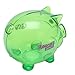 Tangc Clear Lovely Piggy Bank Coin Money Plastic Cash Openable Saving Box Kid Pig Gift