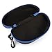 Mokingtop®Fashion Portable Carabiner Eye Glasses Sunglasses Hard Case Protector Box (Blue)