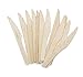 Disposable Wooden Cutlery Set |100 Forks, 50 Knives, 50 Spoons | Eco Friendly & Biodegradable, Compostable| 100% Natural Birchwood Cutlery (200 pieces)